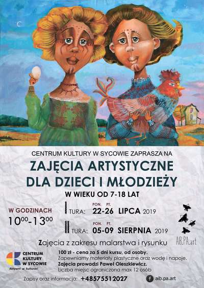 Letnie Warsztaty Artystyczne z Państwem Oleszkiewicz 