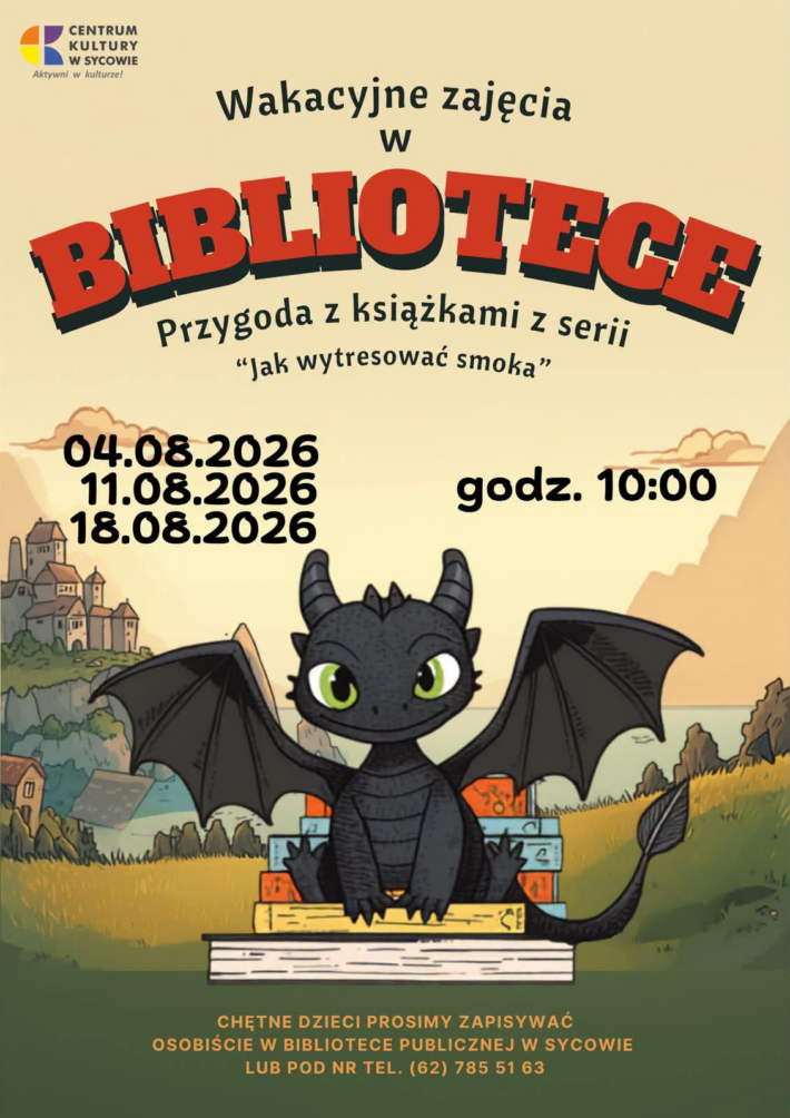 Wakacyjne zajęcia w Bibliotece