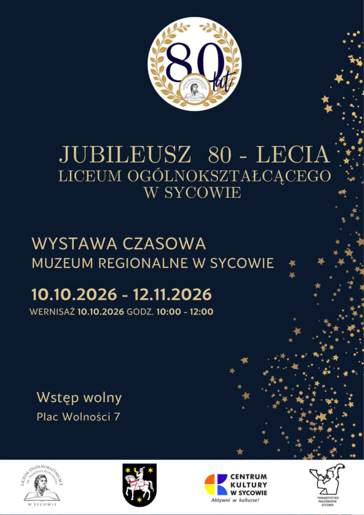 80 LAT LICEUM OGÓLNOKSZTAŁCĄCEGO W SYCOWIE